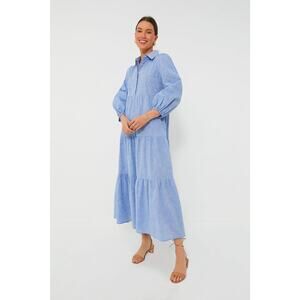 POMANDER PLACE Chambray Mabel Maxi Dress Size S NWT Retail  $148 Tuckernuck